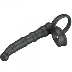 Pretty love - tatum anillo vibrador pene con plug 10 vibraciones negro