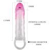 Funda Pretty Love Odes rosa alargadora, medidas