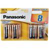 Panasonic - bronze pila alcalina aa lr6 blister*8 - 1