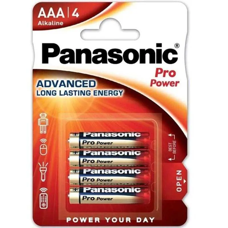 Panasonic - pro power pila alcalina aaa lr03 blister*4 Panasonic - pro power pila alcalina aaa lr03 blister*4