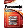 Panasonic - pro power pila alcalina aaa lr03 blister*4 - 1