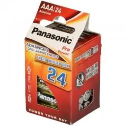 Panasonic - pro power pila alcalina aaa lr03 pack*24