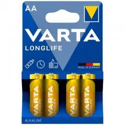 Varta - longlife pila alcalina aa lr6 blister*4
