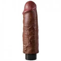King cock - dildo vibrador marrón 15.24 cm King cock - dildo vibrador marrón 15.24 cm