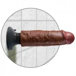 King cock - dildo vibrador marrón 15.24 cm King cock - dildo vibrador marrón 15.24 cm
