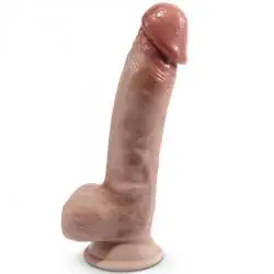 Silexd - pene realístico silicona premium termoreactivo 17.8 cm