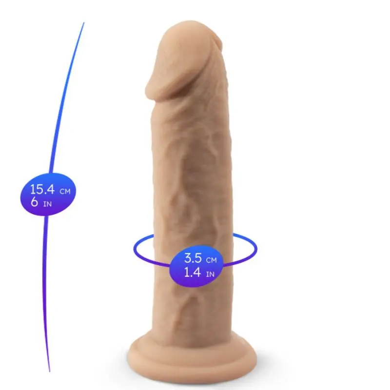 Silexd - pene realístico modelo 2 silicona termoreactivo 15.4 cm Silexd - pene realístico modelo 2 silicona termoreactivo 15.4 cm
