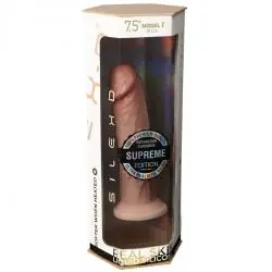 Silexd - pene realístico modelo 2 silicona premium termoreactivo 19 cm
