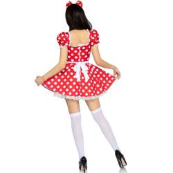 Vestido de lunares Leg Avenue talla M por detrás