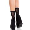 Leg avenue - calcetines de encaje de lazos negro - 2