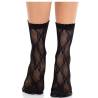 Leg avenue - calcetines de encaje de lazos negro - 3