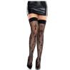 Leg avenue - medias worship me de encaje negro - 1