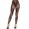 Leg avenue - mallas sin pie de encaje y transparencia negro - 1
