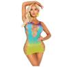 Minivestido degradado Leg Avenue Feel The Heat Ocean, de frente