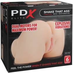 Pdx elite - shakethat ass masturbador vagina y ano realístico con vibración - - 6