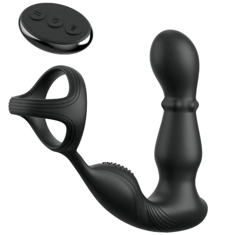 Anal fantasy elite collection - anillo y masajeador anal vibrador con control remoto - - 1
