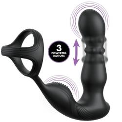 Anal fantasy elite collection - anillo y masajeador anal vibrador con control remoto - - 2