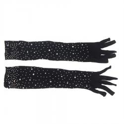 Subblime - 957469 guantes transparentes con brillo negro s/m