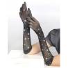 Subblime - 957469 guantes transparentes con brillo negro s/m - 6
