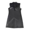 Subblime - 957544 vestido de cuero con cuello de encaje negro - 4