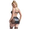 Subblime - 957582 conjunto sujetador y falda de cuero negro - 3
