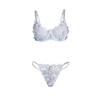 Subblime - 957629 conjunto sujetador y panties con bordados de flores celeste - 5