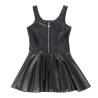 Vestido Negro Subblime con Cremallera de Corazón, la prenda sola