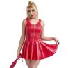 Subblime - 957681 vestido de cuero con cremallera de corazón rojo - 2