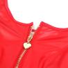 Subblime - 957681 vestido de cuero con cremallera de corazón rojo - 6