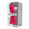 Silexd - modelo 2 pene realistico silicona premium silexpan fucsia 23 cm - 4