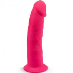 Silexd - modelo 2 pene realístico silicona premium silexpan fucsia 19.2 cm
