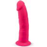Silexd - modelo 2 pene realistico silicona premium silexpan fucsia 19 cm - 5