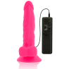 Diversia - dildo flexible con vibración rosa 18 cm -o- 4 cm - 5