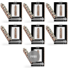 Custom bullets bala recargable leopard 10 intensidades 6 + 1 gratis - 2