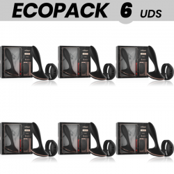 Ecopack 6 uds - anbiguo watchme control remoto vibrador plug anal vernet