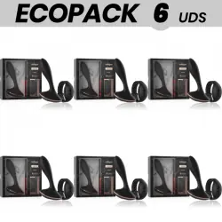 Ecopack 6 uds - anbiguo watchme control remoto vibrador plug anal vernet