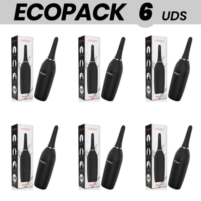 Ecopack 6 uds - anbiguo ultimate limpiador anal automático 5 intensidadesis