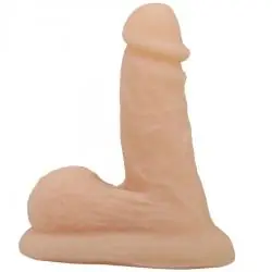 Pretty love - wildon dildo ultra realístico y elástico 10 cm natural