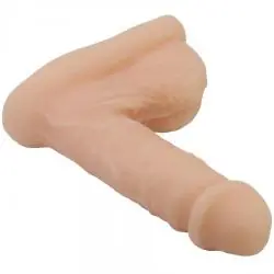 Pretty love - wildon dildo ultra realístico y elástico 10 cm natural
