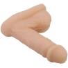 Pretty love - wildon dildo ultra realístico y elástico 10 cm natural - 4