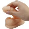 Pretty love - wildon dildo ultra realístico y elástico 10 cm natural - 6