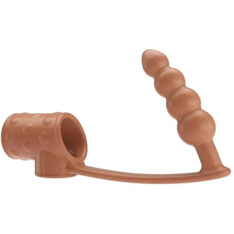 Pretty love - funda para pene con plug anal natural Pretty love - funda para pene con plug anal natural