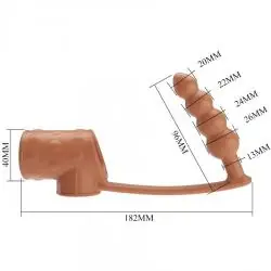 Pretty love - funda para pene con plug anal natural Pretty love - funda para pene con plug anal natural