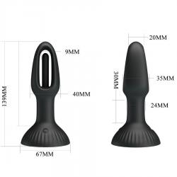 Pretty love - hubert plug anal con 7 modos de vibración
