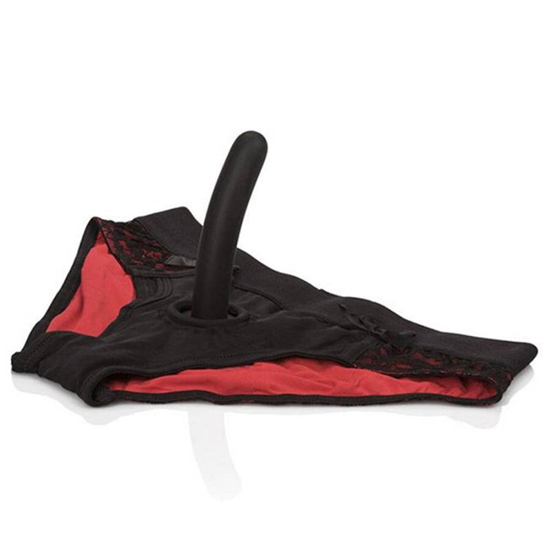 Calexotics - scandal set de braguitas rojas con dildo talla s/m - - 3 Calexotics - scandal set de braguitas rojas con dildo talla s/m - - 3