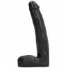 All black dildo realistico 21cm - 2