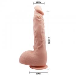 Baile - dildo realístico jason natural 24 cm