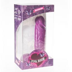 Pink room - amadeo dildo realístico lila 15.5 cm