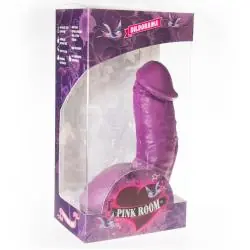 Pink room - elian dildo realístico lila 17.5 cm