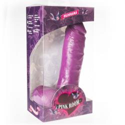 Pink room - anton dildo realístico lila 21.5 cm